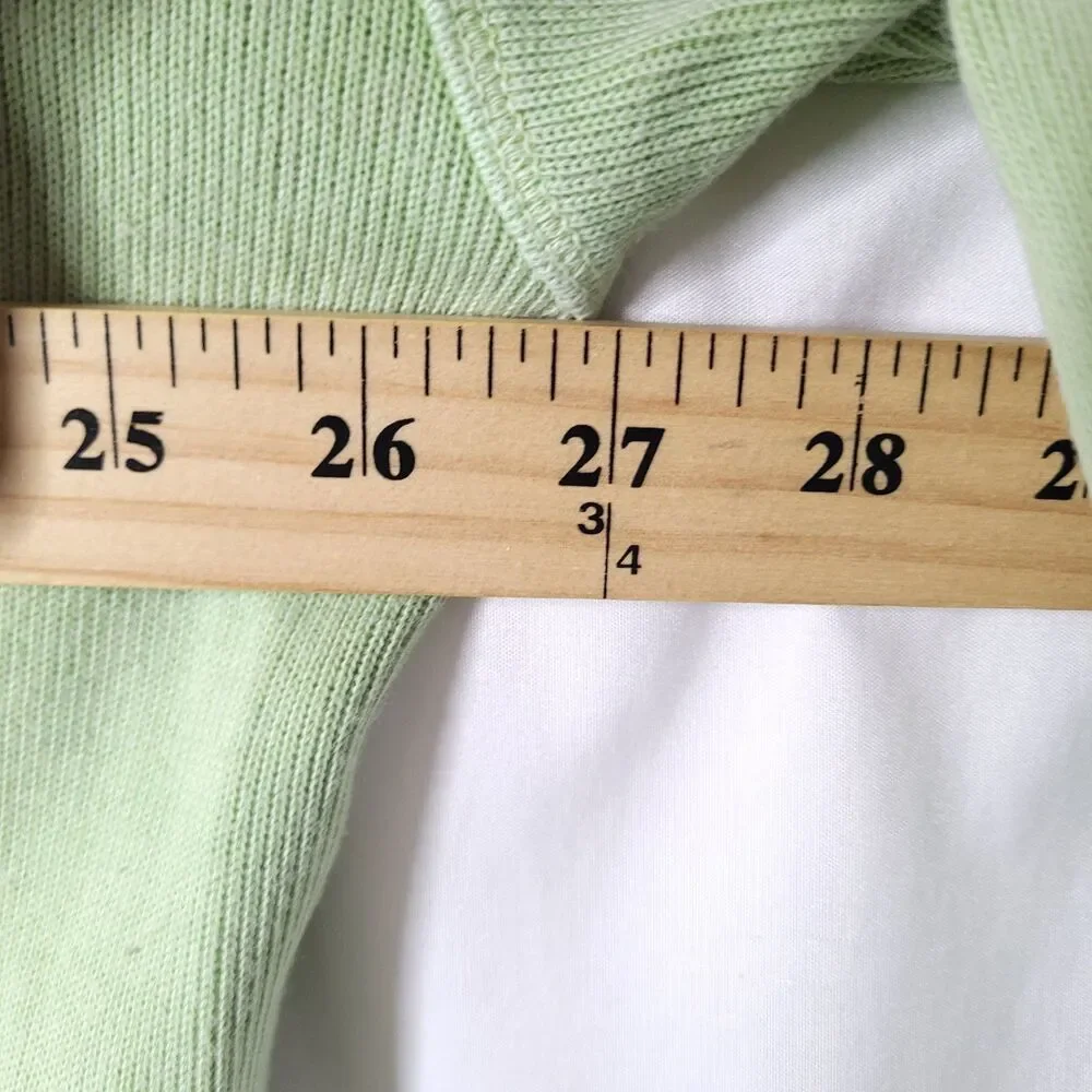 Tommy Bahama Sweater Mens Large Green 1/4 Zip Relax